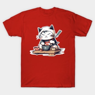 Cooking Cat T-Shirt